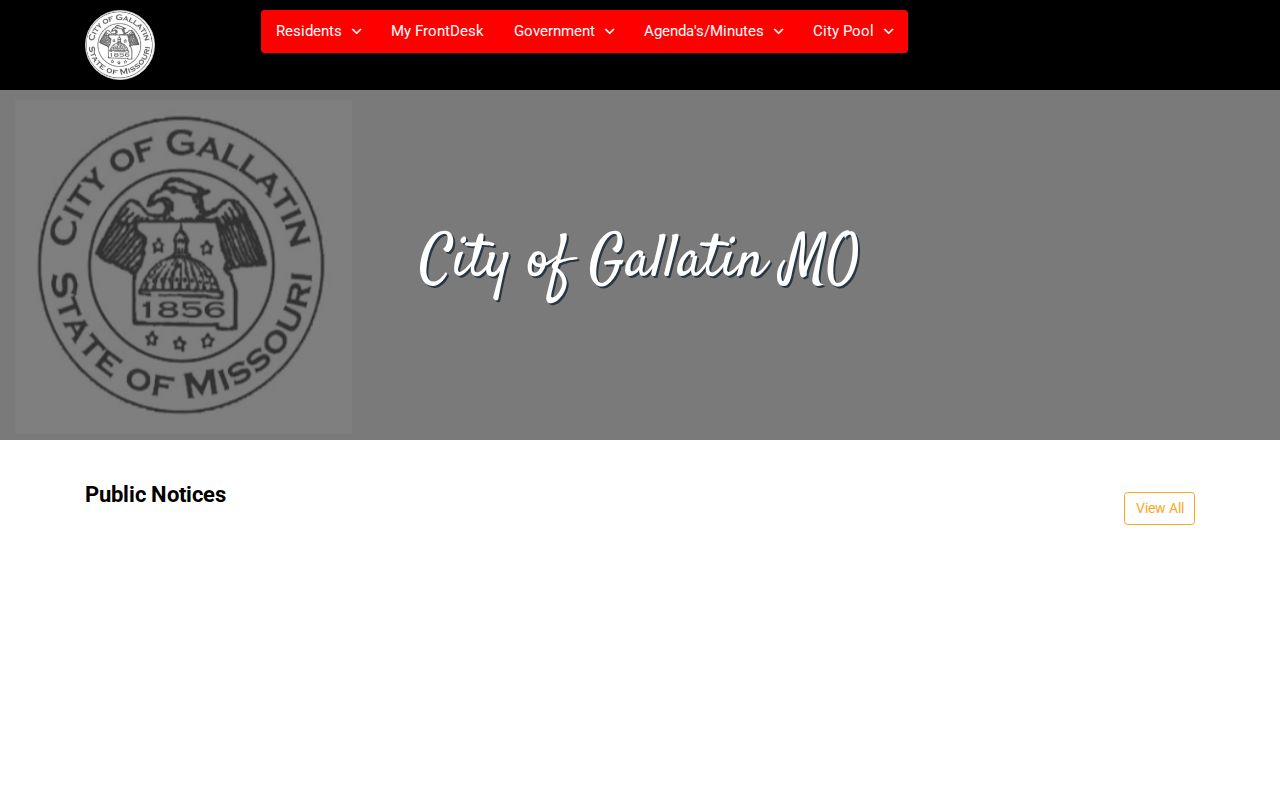 Gallatin official municipal contact page
