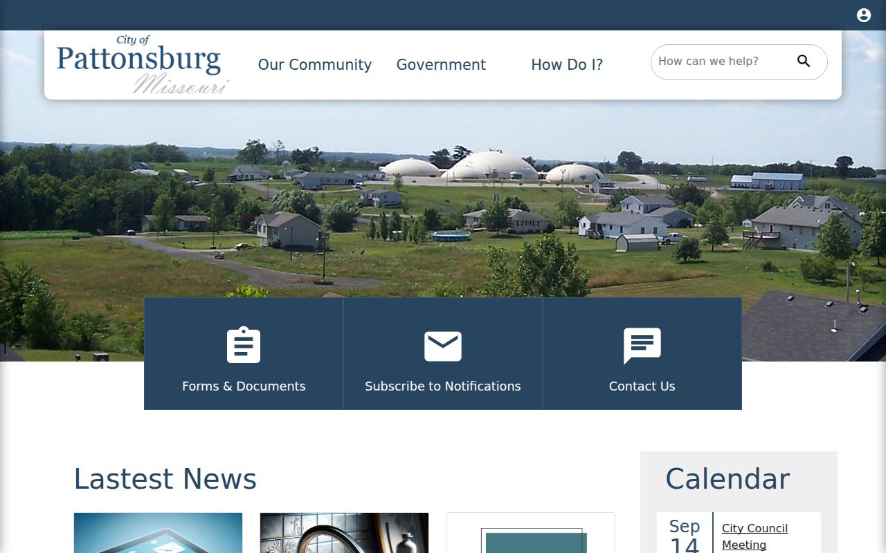 Pattonsburg official municipal page